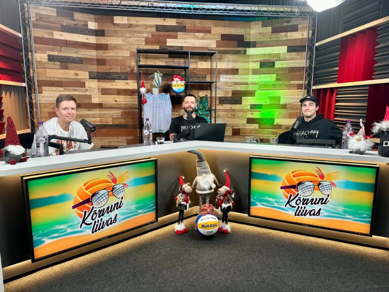 Urmas Piik, Karl Rinaldo ja Nils Rühka saate stuudios. | Foto: Beach44