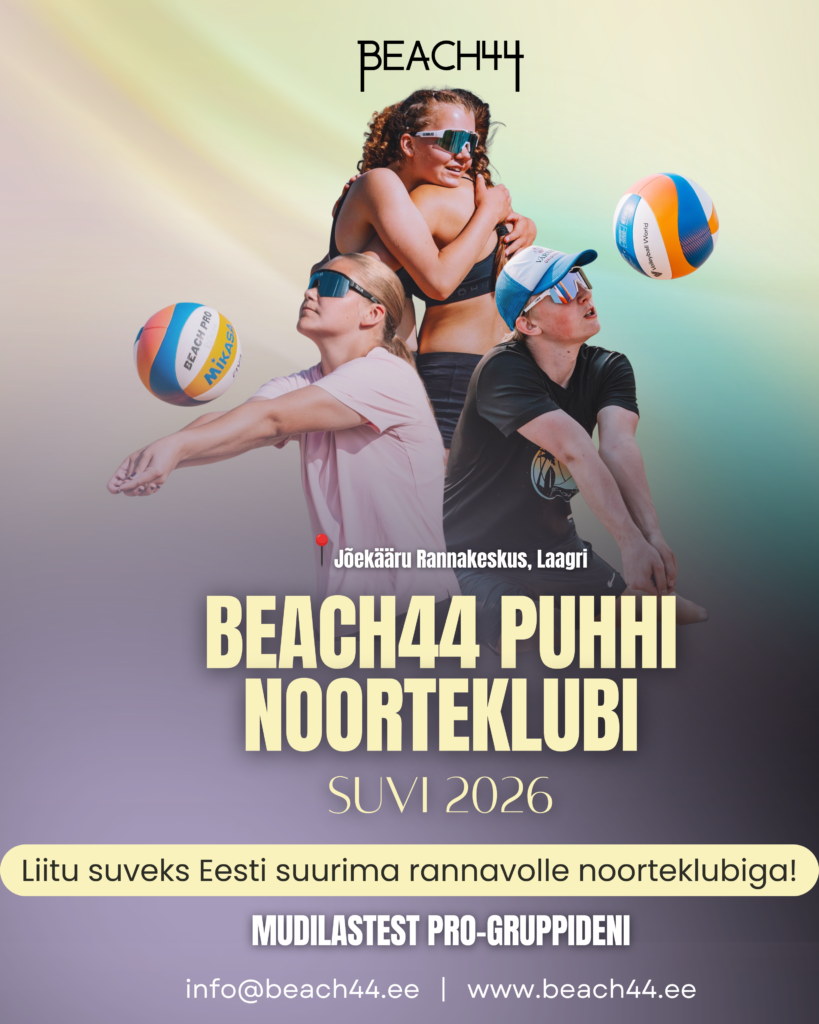 Meie rannavolle noorteklubi neljas suvi tuleb ilmselt taas rekordiline, sest pärast oma rannahalli avamist on nii laste kui ka treeninggruppide arv kasvanud mit
